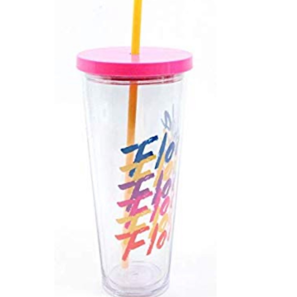 Starbucks Florida Tumbler Acrylic Clear Cold Cup 24oz Souvenir RARE NEW - Picture 2 of 7